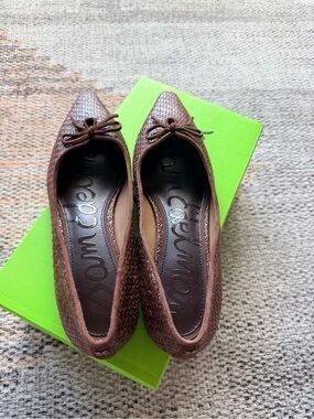 Sam Edelman Pointed Toe Ballet Flats – Brown – Women’s 7